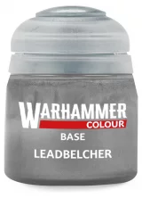 Warhammer Colour Base Paint (Leadbelcher) - základná farba, strieborná