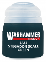 Warhammer Colour Base Paint (Stegadon Scale Green) - základná farba, zelená