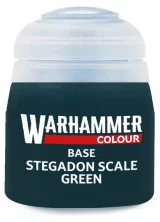 Warhammer Colour Base Paint (Stegadon Scale Green) - základná farba, zelená