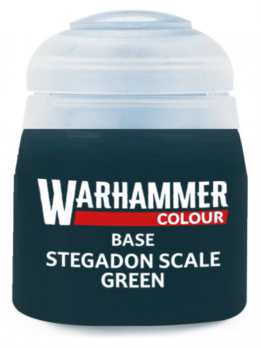 Warhammer Colour Base Paint (Stegadon Scale Green) - základná farba, zelená