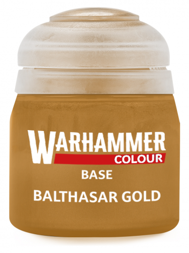 Warhammer Colour Base Paint (Balthasar Gold) - základná farba, zlatá