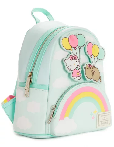 Batoh Pusheen x Hello Kitty - Balloons and Rainbow Mini Backpack (Loungefly)