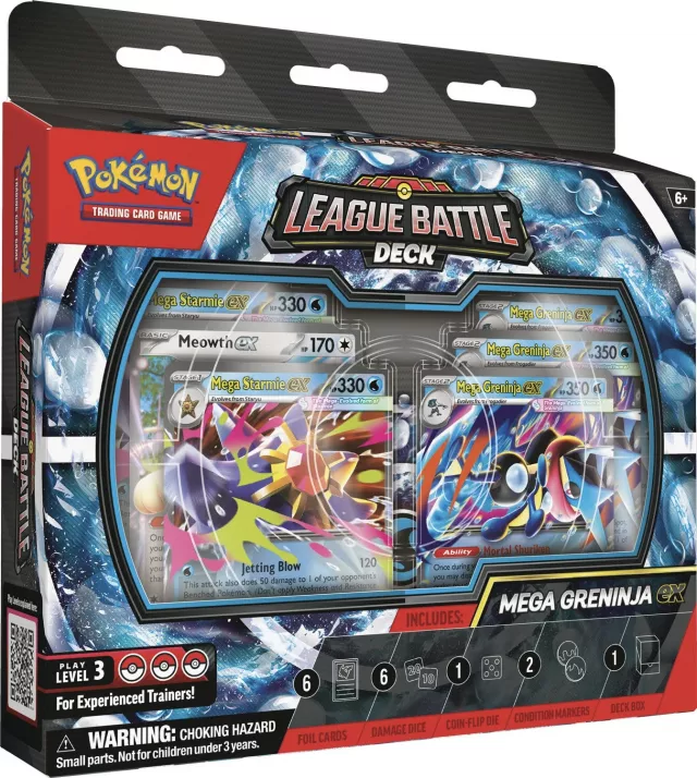 Kartová hra Pokémon TCG: Mega Greninja ex League Battle Deck - Zberateľská kartová hra TCG