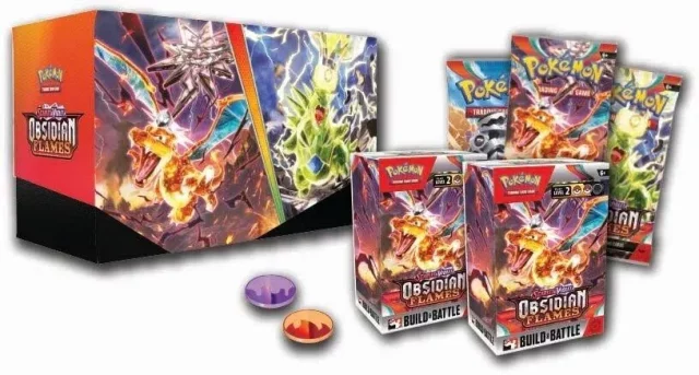 Kartová hra Pokémon TCG: Scarlet & Violet - Obsidian Flames Build & Battle Stadium