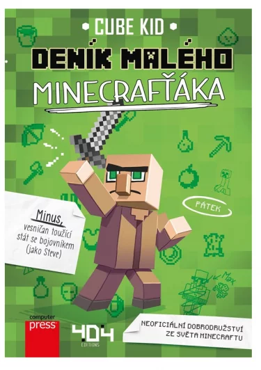 Kniha Minecraft - Deník malého Minecrafťáka (Cube Kid)