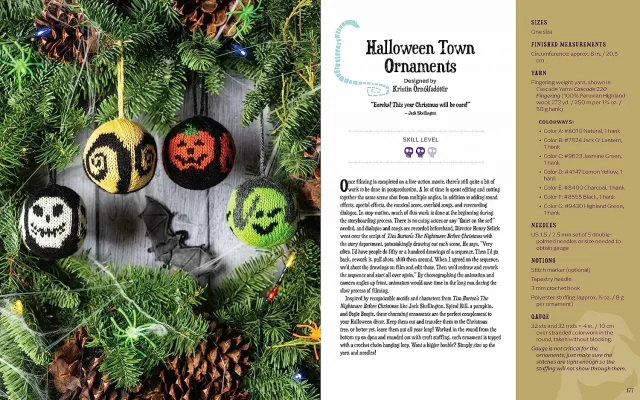 Kniha The Nightmare Before Christmas - The Official Knitting Guide to Halloween Town and Christmas Town (pletení)