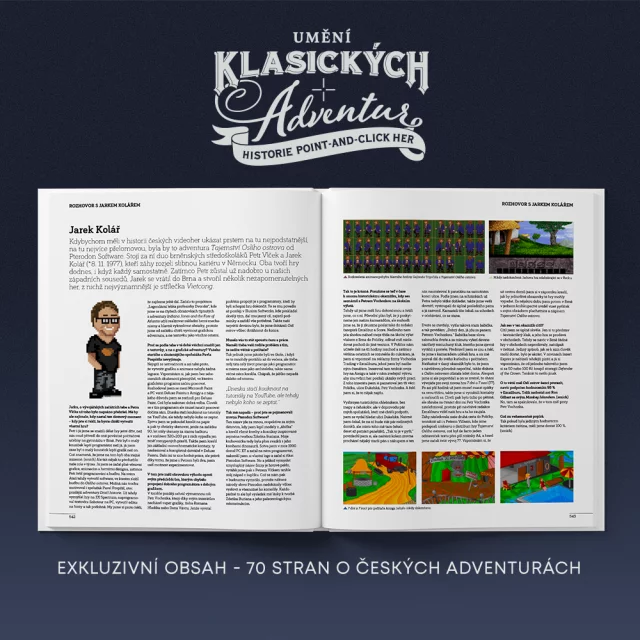 Kniha Umění klasických adventur - Historie point-and-click her