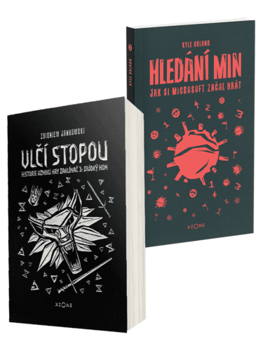 Výhodný set knih Vlčí stopou – Historie vzniku hry Zaklínač 3: Divoký hon a Hledání min