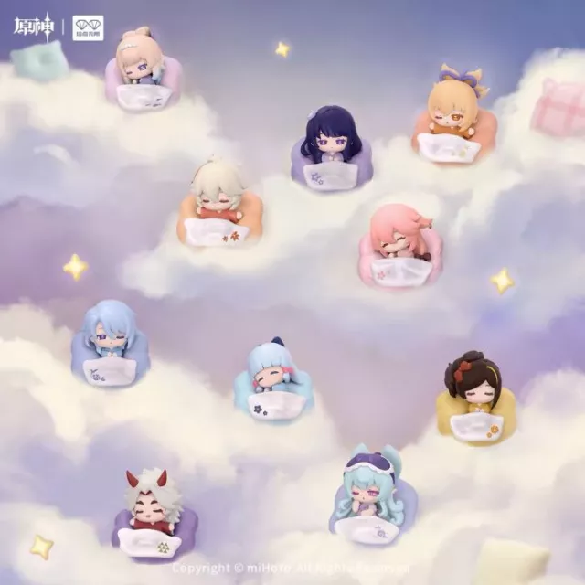 Figúrka Genshin Impact - Cloud Pillow Dreamland Magnet 3D Blind Box (náhodný výber) - Magnety