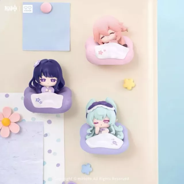 Figúrka Genshin Impact - Cloud Pillow Dreamland Magnet 3D Blind Box (náhodný výber) - Magnety