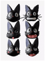 Magnet Ghibli (Kiki's Delivery Service) - Jiji Face Blind Box (náhodný výber)