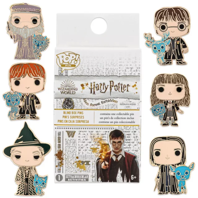 Odznak Harry Potter - náhodný výber (Funko Loungefly Pins)