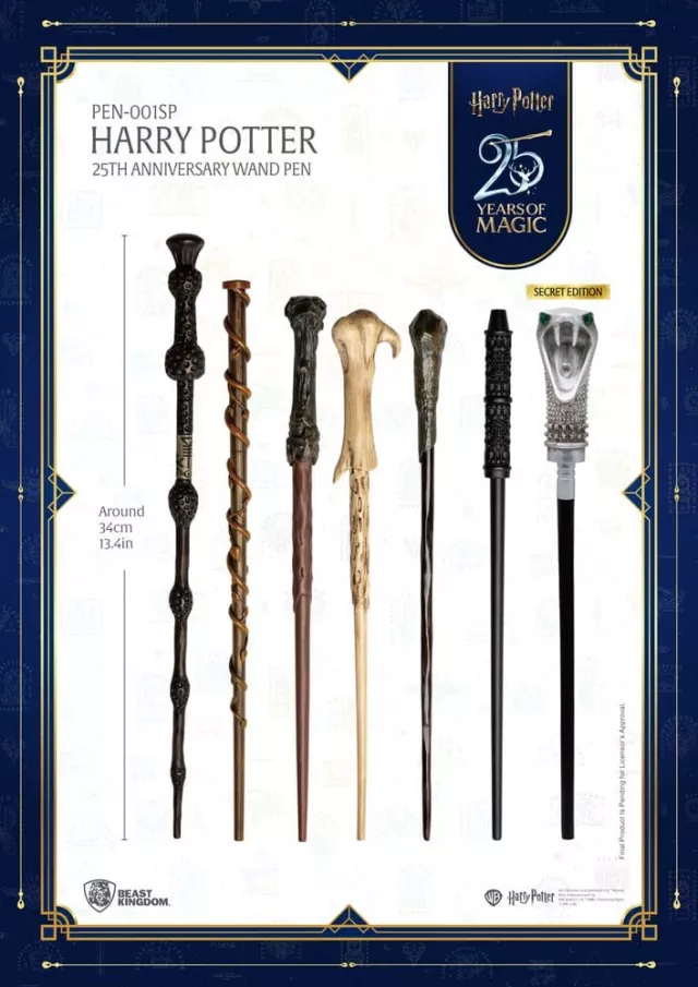 Pero Harry Potter - Wand Blind Box 25th Anniversary (náhodný výber)