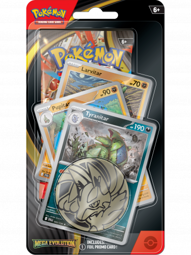 Kartová hra Pokémon TCG: Mega Evolution Premium Checklane Blister (Tyranitar)