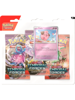 Kartová hra Pokémon TCG: Scarlet & Violet Temporal Forces - 3-Pack Blister booster (Cleffa)