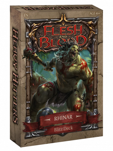 Kartová hra Flesh and Blood TCG: Heavy Hitters - Rhinar Blitz Deck
