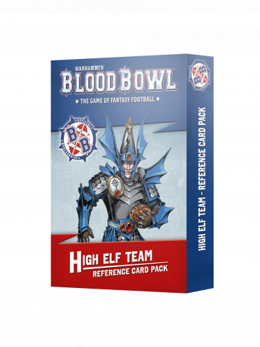 Stolová hra Blood Bowl - High Elf Team - Reference Card Pack
