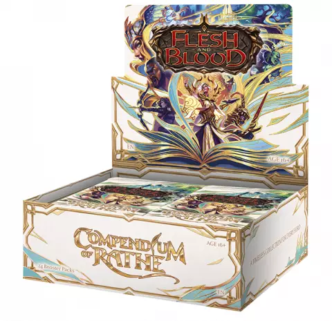 Kartová hra Flesh and Blood TCG: Compendium of Rathe - Booster Box (24 boosterov) - Zberateľská kartová hra TCG