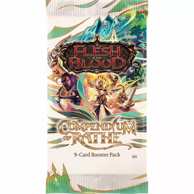 Kartová hra Flesh and Blood TCG: Compendium of Rathe - Booster - Zberateľská kartová hra TCG