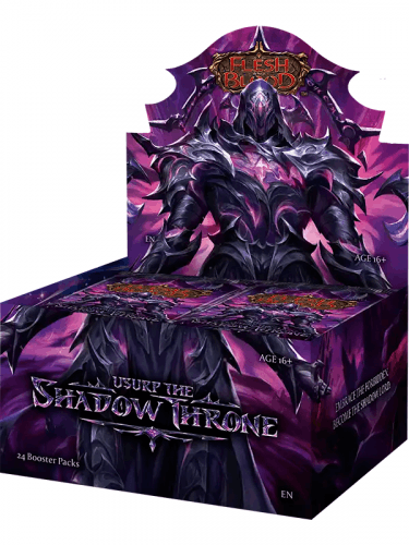 Kartová hra Flesh and Blood TCG: Usurp the Shadow Throne - Booster Box (24 boosterov)