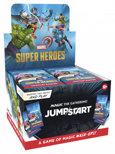 Kartová hra Magic: The Gathering Marvel Super Heroes - Jumpstart Booster Box (24 boosterů)