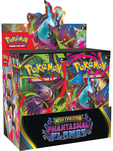 Kartová hra Pokémon TCG: Mega Evolution - Phantasmal Flames Booster Box (36 boosterů)