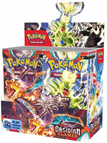 Kartová hra Pokémon TCG: Scarlet & Violet - Obsidian Flames Booster Box (36 boosterov)