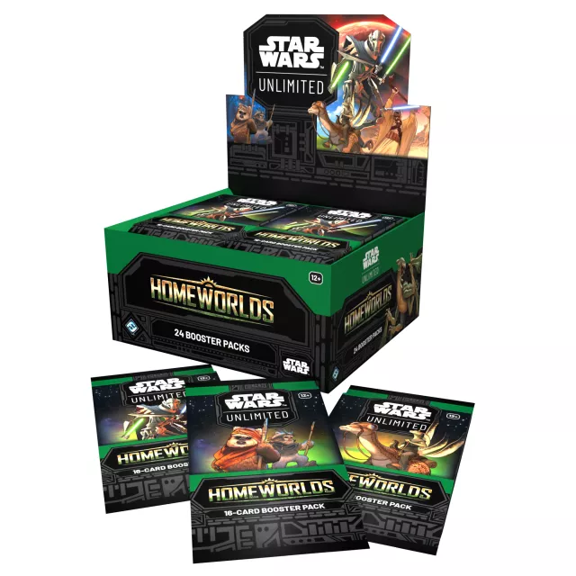 Kartová hra Star Wars: Unlimited - Homeworlds Booster Box (24 boosterov) - Zberateľská kartová hra TCG