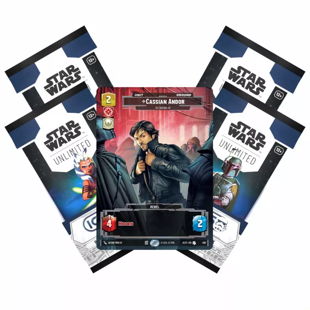 Kartová hra Star Wars: Unlimited - Icons Booster 4-pack - Zberateľská kartová hra TCG