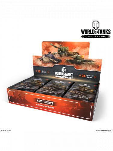 Kartová hra World of Tanks TCG - Booster Box First Strike (24 boosterov)