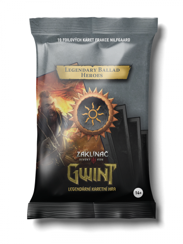 Kartová hra Gwint - Ballads Legendary Foil Cards - Nilfgaard (10 kariet) CZ