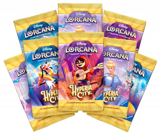 Kartová hra Lorcana: Hyperia City Booster (12 kariet) - Disney