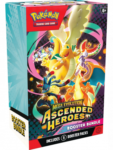 Kartová hra Pokémon TCG: Mega Evolution - Ascended Heroes Booster Bundle (6 boosterov)