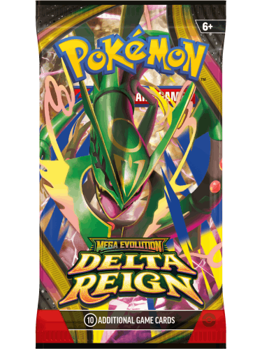 Kartová hra Pokémon TCG: Mega Evolution - Delta Reign - Booster (10 kariet)
