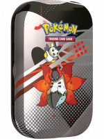 Kartová hra Pokémon TCG: Scarlet & Violet - Black Bolt & White Flare - Volcarona Unova Mini Tin