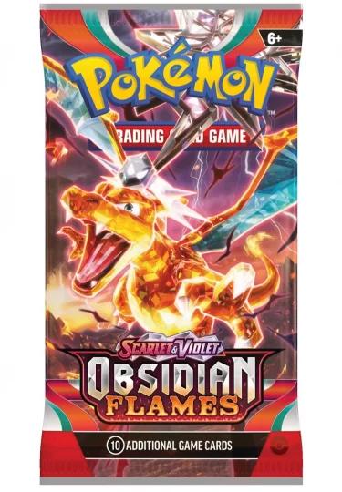 Kartová hra Pokémon TCG: Scarlet & Violet - Obsidian Flames Booster (10 kariet)