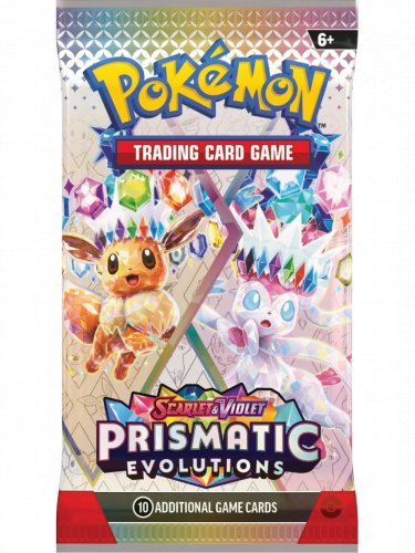 Kartová hra Pokémon TCG: Scarlet & Violet - Prismatic Evolutions Booster (10 kariet)