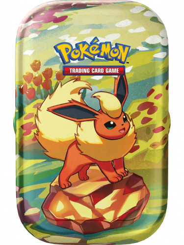 Kartová hra Pokémon TCG: Scarlet & Violet Prismatic Evolutions - Mini Tin: Flareon