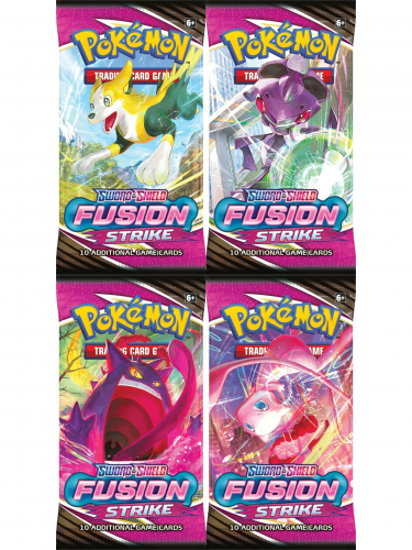 Kartová hra Pokémon TCG: Sword & Shield Fusion Strike - booster (10 kariet)