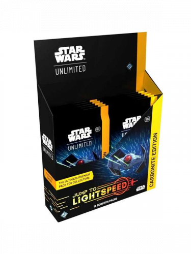 Kartová hra Star Wars: Unlimited - Jump to Lightspeed Carbonite Booster Box (12 boosterov)