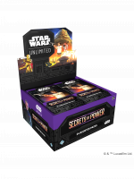 Kartová hra Star Wars: Unlimited - Secrets of Power Booster Box (24 boosterov)