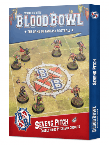 Stolová hra Blood Bowl - Sevens Pitch: Double Sided Pitch & Dugouts