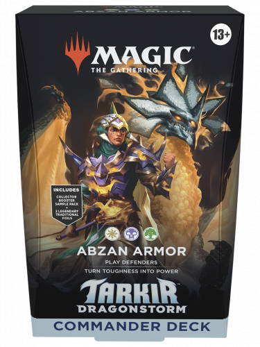 Kartová hra Magic: The Gathering Tarkir: Dragonstorm - Abzan Armor Commander Deck