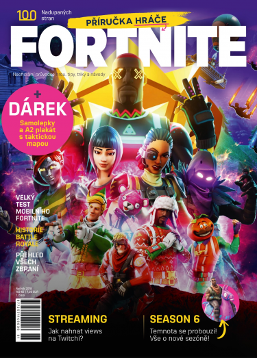 Časopis Príručka hráča Fortnite