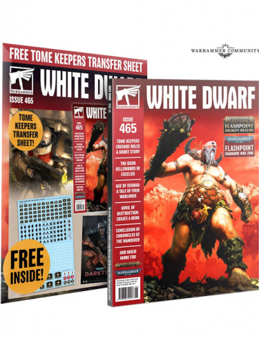 Časopis White Dwarf 2021/06 (Issue 465) + transfer sheet