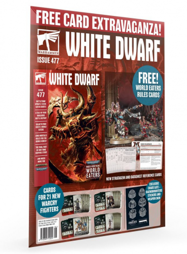 Časopis White Dwarf 2022/6 (Issue 477) + karty