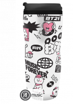 Cestovný hrnček BT21 - Music