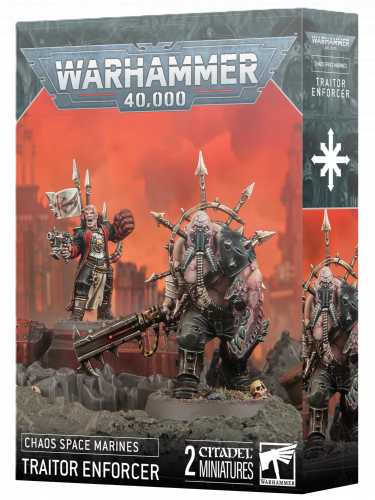 W40k: Chaos Space Marine - Traitor Enforcer (2 figúrky)