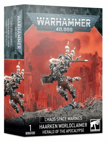 W40k: Chaos Space Marines - Haarken Worldclaimer, Herald of the Apocalypse (1 figúrka)