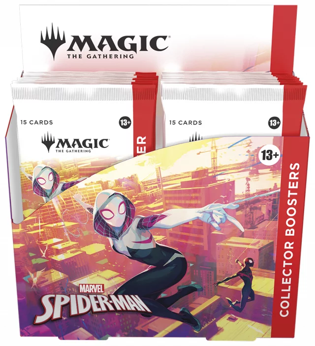 Karetní hra Magic: The Gathering Marvel's Spider-Man - Collector Booster Box (12 boosterů)